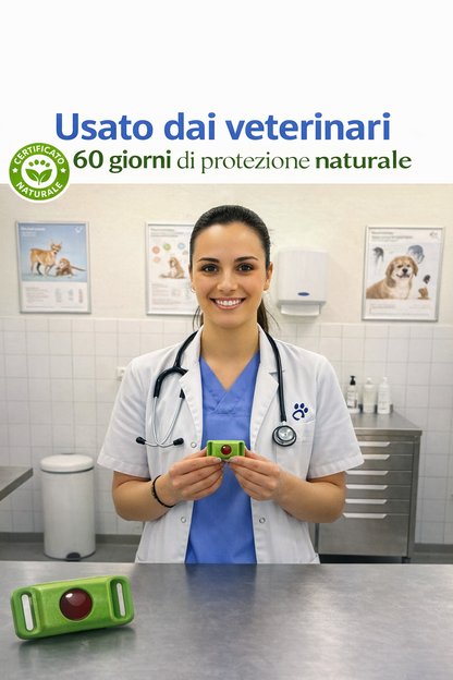 CIONDOLO ANTIPARASSITARIO NATURALE