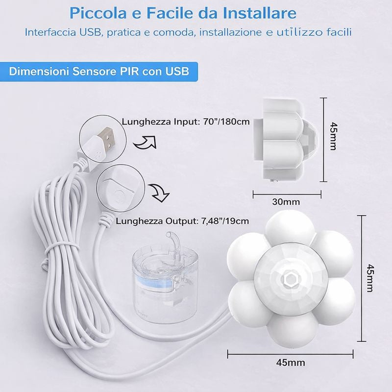 SENSORE AUTOMATICO PER FONTANELLA