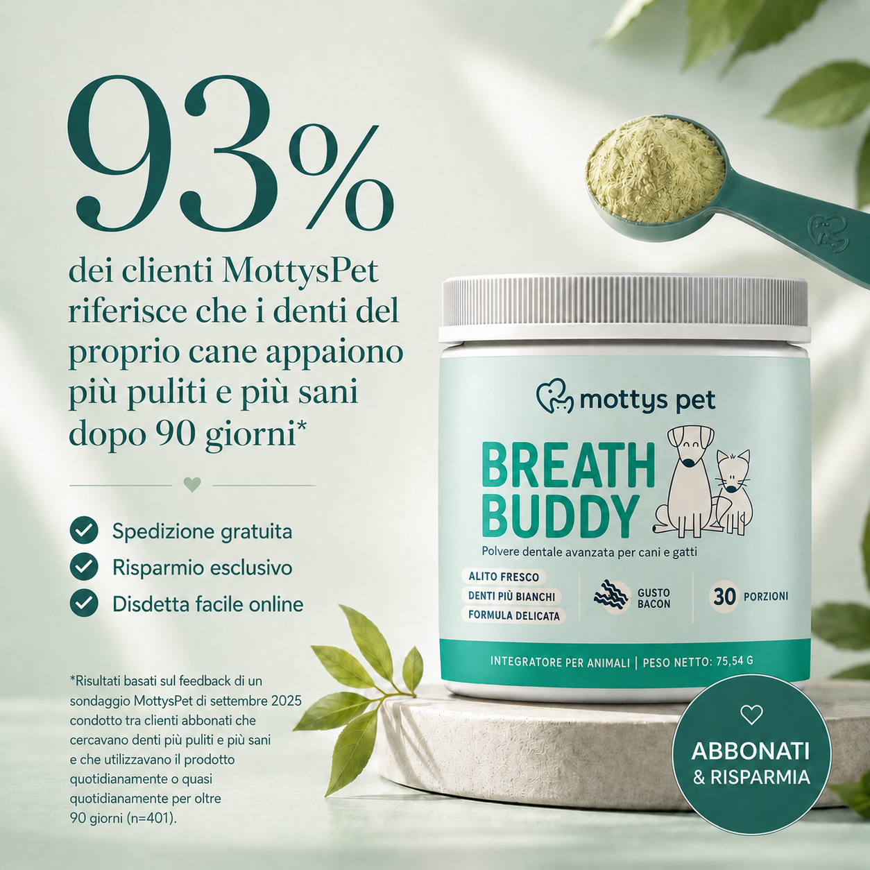 BREATHBUDDY® Advanced dental powder